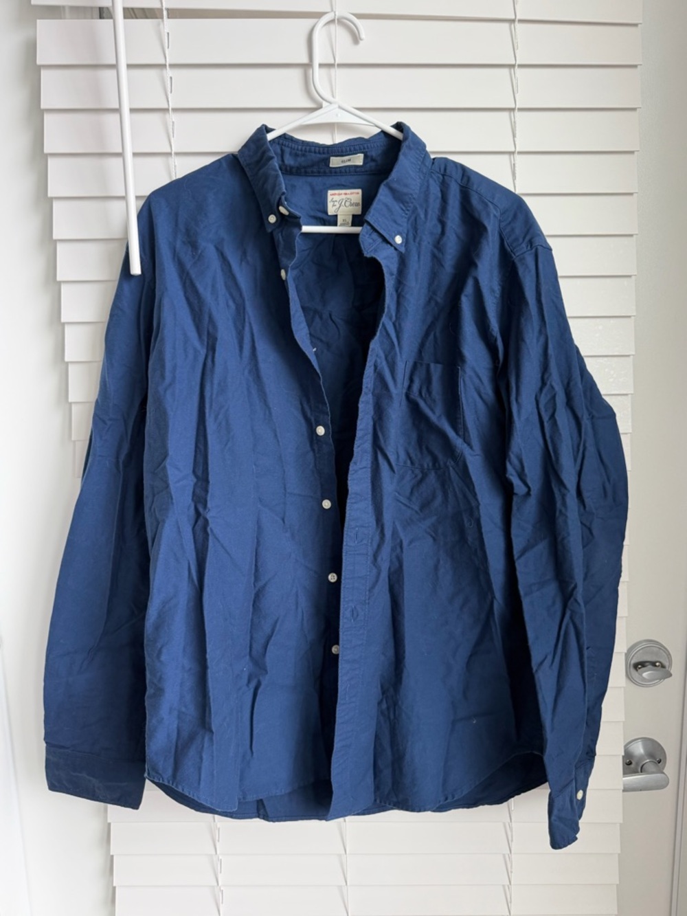 Men’s J.Crew Blue Slim Button-Down Shirt